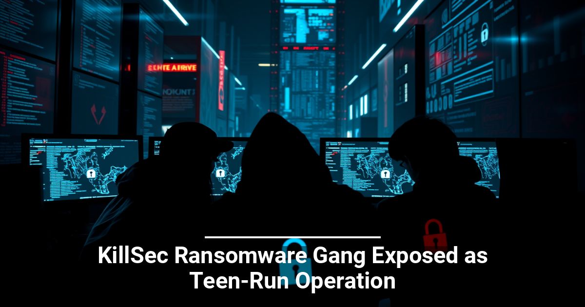 KillSec Ransomware Gang Exposed as Teen-Run Operation